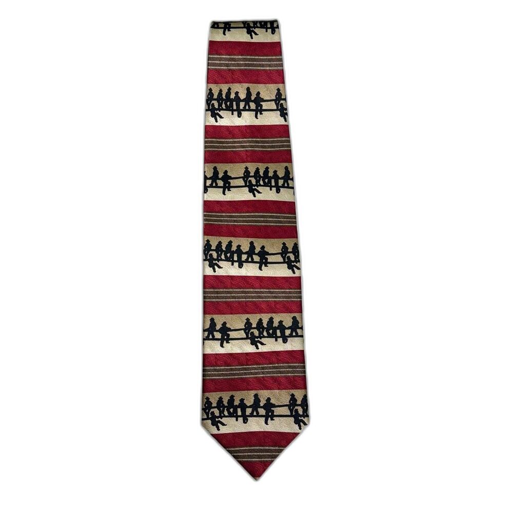 CIRCLE S NECKWEAR BY SIDRAN 100% Silk Western Novelty Tie